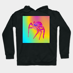 Jumping Spider Drawing V8 Hoodie